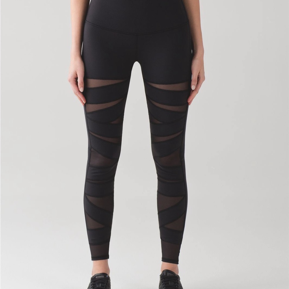 Lululemon Wunder Under Pant (High-Rise) Mesh Tech (Size 6)